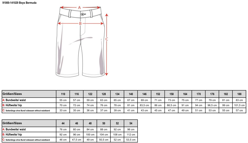 91000-141029STR Bermuda (Shorts), Jungen